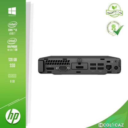 HP ProDesk 400 G3 DM i5 6éme génération-8GB RAM-128GB SSD-Graphique 1GB