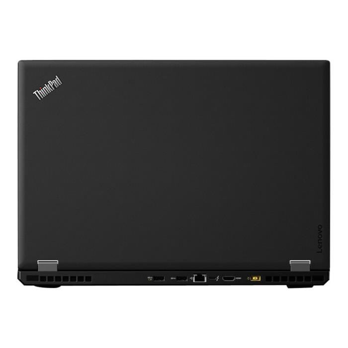 Lenovo ThinkPad P51 20HH - Core i7 7700HQ - 2.8 GHz - Win 10 Pro 64 bits - 8 Go RAM - 256 Go SSD TCG Opal Encryption 2, NVMe