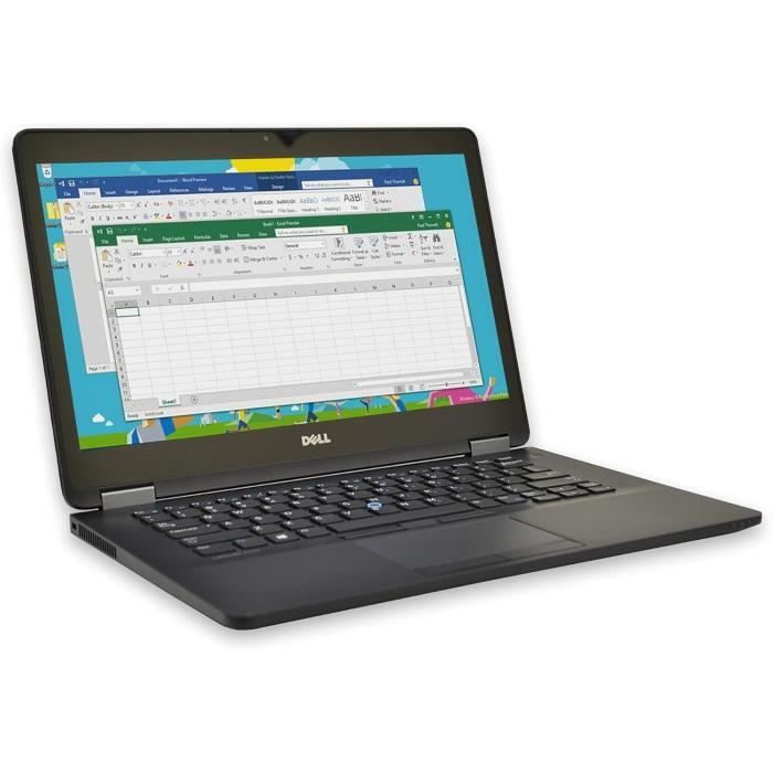 DELL Latitude 7470 14" FHD, Core i5-6300U, 8Go de RAM, 256Go SSD, AZERTY, Win 11 Pro (2016) - Reconditionné - Etat correct