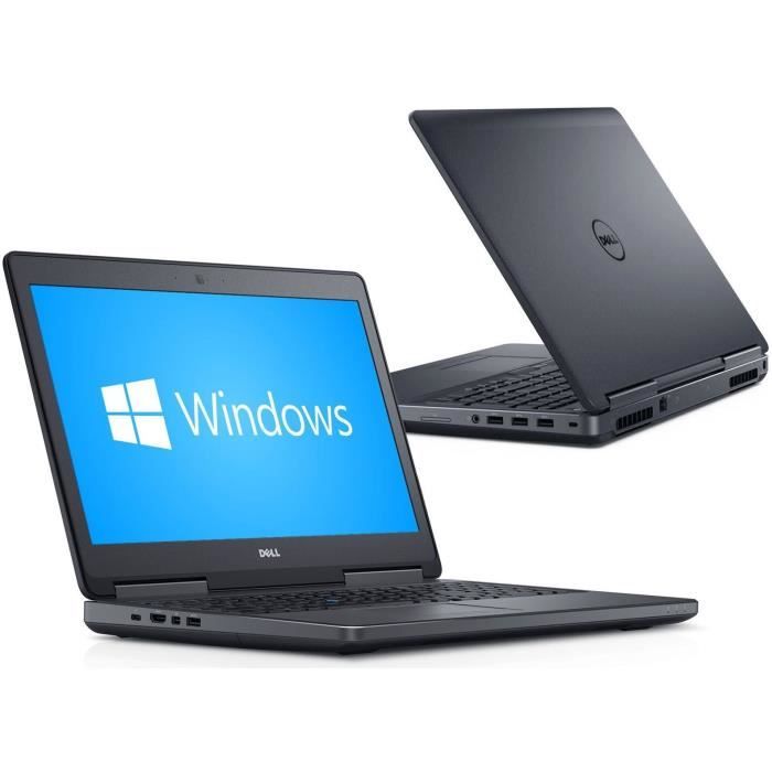 PC portable - DELL - Precision 7520 - 15,6" - Reconditionné - Très bon état