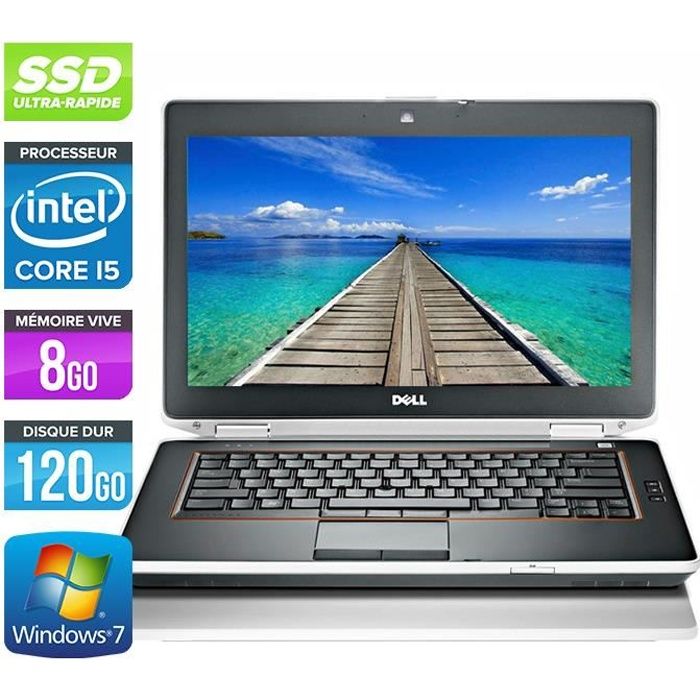 Dell E6420  Core i5  8Go  120Go SSD